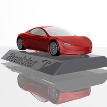 tesla roadster 2020 modelo 3d de impressão stl a arte veículos autodruck voiture super carro do lendário americano miniatura mais rápido elétrico esporte arquivo A 3d print model - Mito3D