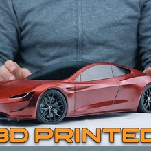 tesla roadster rc macchina 3d print model - Mito3D