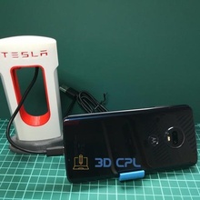 tesla supercharger phone usb-c gadget charger iphone smartphone usb type mobile 3d print model - Mito3D