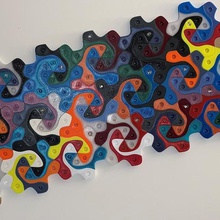tessellation push-pin-Löcher Kunst 3d print model - Mito3D