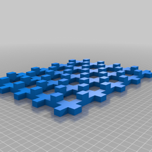 tesseract lattice metamaterial math_art 3d print model - Mito3D
