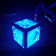 Tesseract guidato luce gadget meraviglia 3d print model - Mito3D