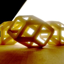 tesseract Kunst supportless Drahtmodell Mathe-Kunst 3d print model - Mito3D