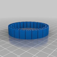 test 3 jewelry bracelets customized 3d print model - Mito3D