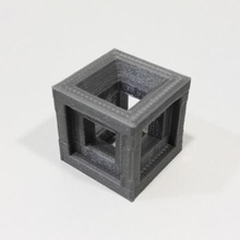 test calibration cube 20x20x20 mm tool 3d printing tests 20x20mm 3d print model - Mito3D