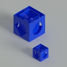 cubo de prueba la herramienta 3d print model - Mito3D