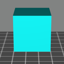 test cubo poli 3d print model - Mito3D