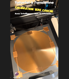 tester couche étalonnage + lit niveau correction compatible imprimantes bancal plateau cercle art3dchoix a3dc étalonner 3d print model - Mito3D