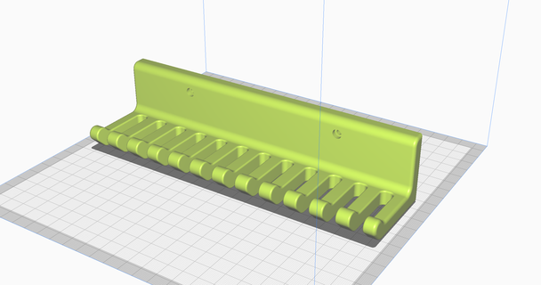 test lead rack hanger holder 3d print model - Mito3D