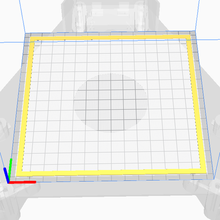 tester plateau centrage taille imprimante ajustement 3d print model - Mito3D