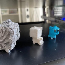 impressão de teste do cubo cão ferramenta chiguagua poodleo imprimir cubocubo 3d print model - Mito3D