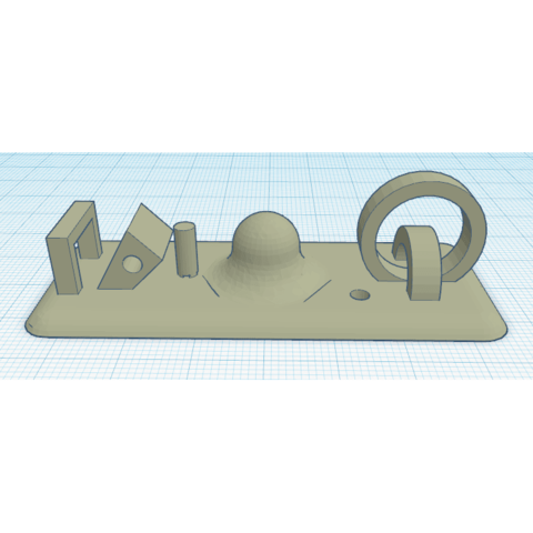 impressão de teste ferramenta unidade resolver a impressora 3D print model - Mito3D