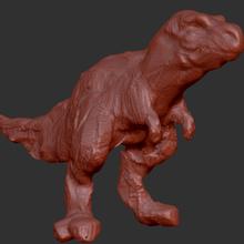 test sculpt - t-rex dino dinosaur sculpting sculpture artstankus trex t rex 28mm reptile 3d print model - Mito3D