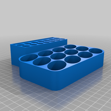 test tubo reagente cremagliera acquario acqua 3d print model - Mito3D