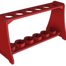 test tube stand tool tube stand test holder test tube 3d print model - Mito3D
