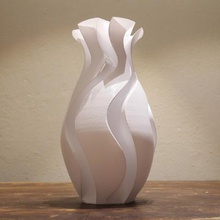 test vase home flower spiralized spiral contour mode printing vases 3d print model - Mito3D