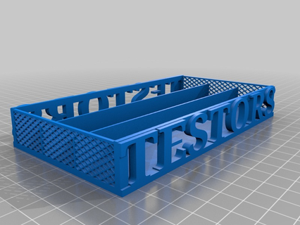 testors paint bottle tray organizer 18 24 30 bottles Tools tool_holders_boxes 3d print model - Mito3D