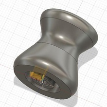 tete moine button replacement parts 3d print model - Mito3D