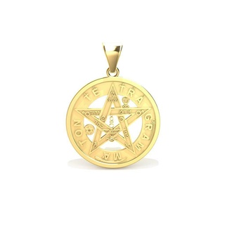 tetragramaton pingente pendente jóia joalheria disse brilhante pedras joias ouro impresion3d 3d print model - Mito3D