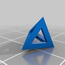 tetrahedron 50 customized math_art 3d print model - Mito3D