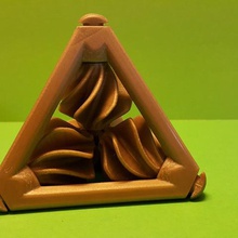 tetrahedron tetraedron sarmal pervaneler gadget hlices- 3d print model - Mito3D