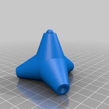 tetrapod pin 3d print model - Mito3D