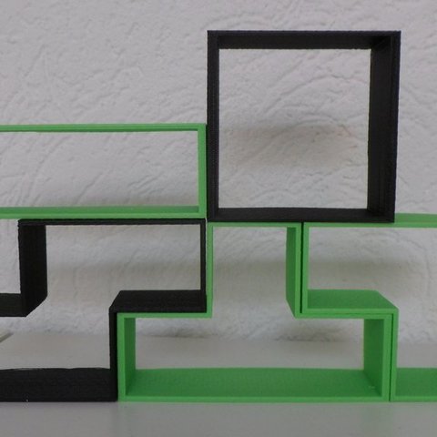 les blocs de tetris art l'art des outils 3D print model - Mito3D