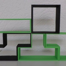 tetris-Blöcke Kunst Kunst-tools 3d print model - Mito3D