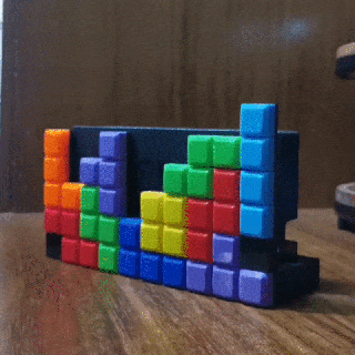 tetris dock nintendo interruttore classico oled scatto in forma arredamento gioco console decorazione giochi personalizzabile 3d print model - Mito3D