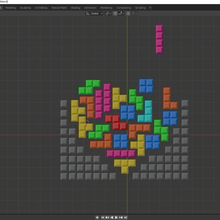 Tetris Liebe bauen Herz beinhaltet Karte Video Spiele Spieler 3d print model - Mito3D