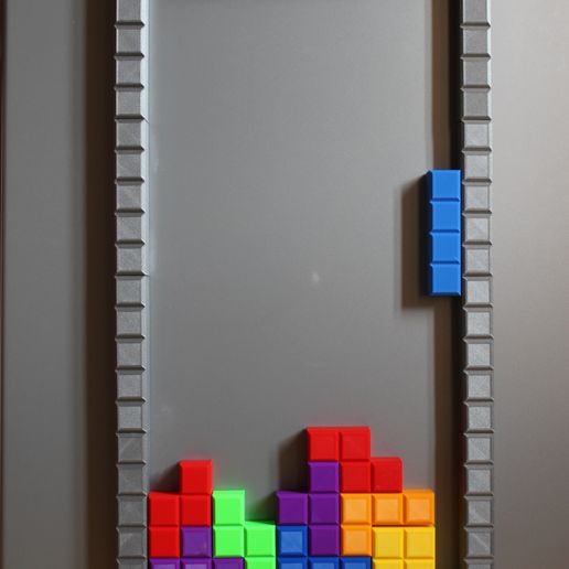 Tetris Magnete Kühlschrank Spiel Spiele 3D print model - Mito3D