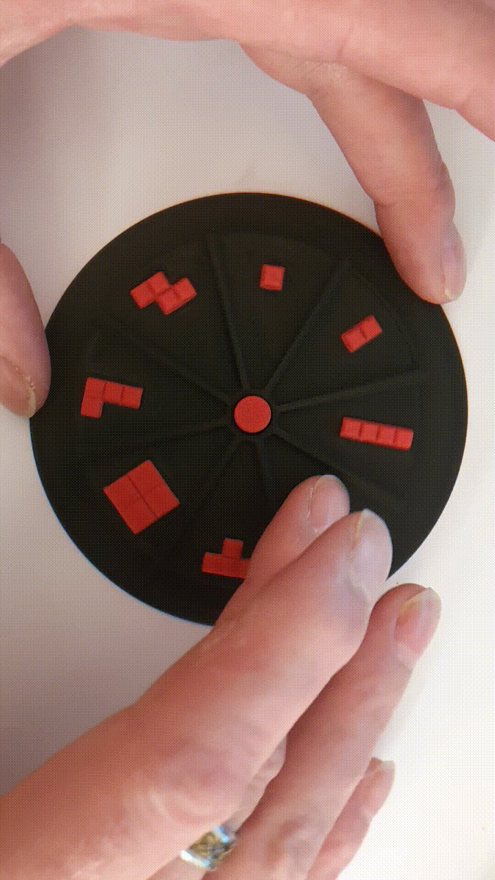 Tetris Rad rad 3D print model - Mito3D