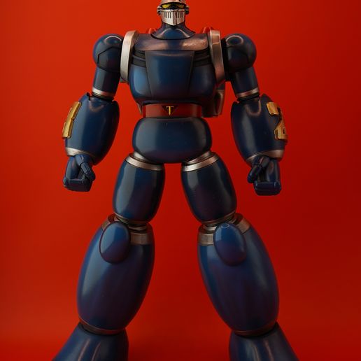 Tetsujin 28 v2 Koreanisch Ausführung Ventilator Kunst 3d drucken Modell Roboter futuristisch mechanisch Spiele Spielzeuge 3D print model - Mito3D