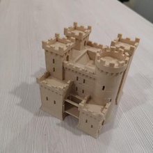 teutonic castle - age-empires-ii Spiel ageofempires Spielzeug Burg mittelalterliche pcgame Strategie Holz wololo 3d print model - Mito3D