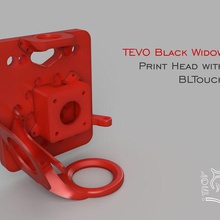 tevo kara dul Baskı Kafası titan alanında bltouch aracı freimor 3d yazıcı parçaları 3d print model - Mito3D
