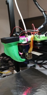 tevo tarantula bltouch bracket e3d v6 hotend 3d printer parts 3d print model - Mito3D
