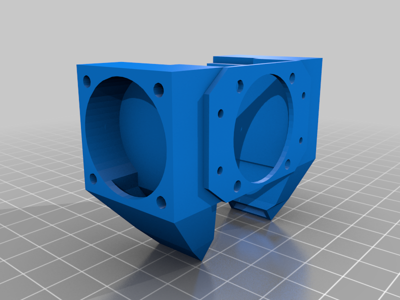 tevo tarantula fan-duct simple fan duct 3d printing 3D print model - Mito3D