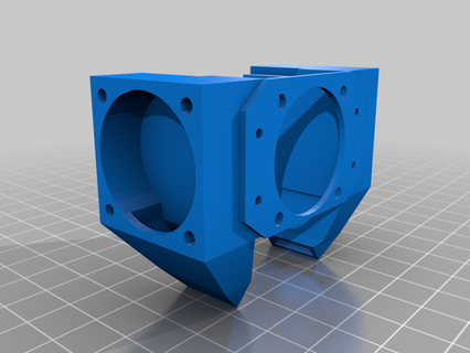 tevo tarântula fan duct simples ventilador duto 3d impressão 3d print model - Mito3D