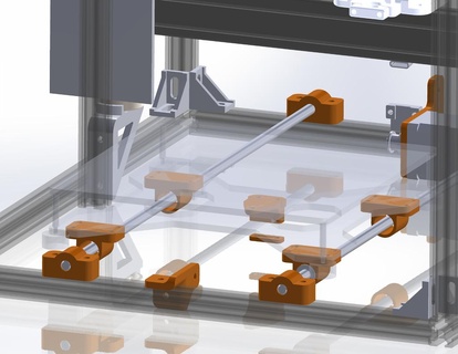 tevo tarantula linear bearing rail 3d printer accessories 3d print model - Mito3D