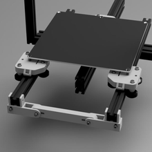 tevo tarantula ultimate 3 carruagens cama de suporte ferramenta nível pontos roda nivelamento y transporte Impressora 3d peças 3d print model - Mito3D
