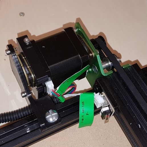 tevo tornado cr-10 support y-axis stepper motor vibration damper tool 3d printer accessories 3D print model - Mito3D