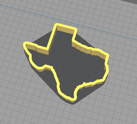 texas biscuit coupeur accueil maison aliments winnie pla sûr cuisine douane fête cuisson cuit 3d print model - Mito3D