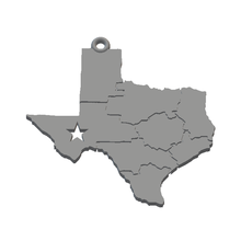 texas keychain state united states 3d print model - Mito3D