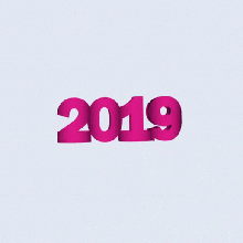 text flip - 2019 2020 art numbers celebration new year 3d print model - Mito3D
