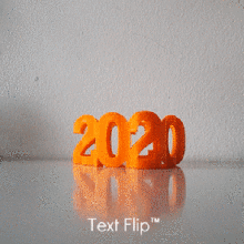 text flip - 2020 poo art shit fecies 3d print model - Mito3D
