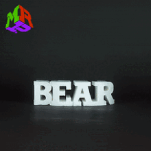 testo Flip orso polare animale 3d print model - Mito3D