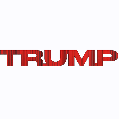 text flip donald trumpf kunst schlüsselbund usa us trump maga republikaner karte amerika wahl 3d print model - Mito3D