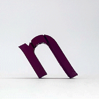 texto vuelta eta letra griego alfabeto símbolo Maestro impresora Arte artilugio aprendizaje educación 3d print model - Mito3D