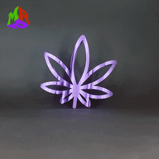 text flip - smoke cannabis weed indica sativa 420 marijuana 3D print model - Mito3D