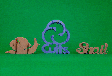 text flip - snail text flip snail master printer art animal slug  3d print model - Mito3D
